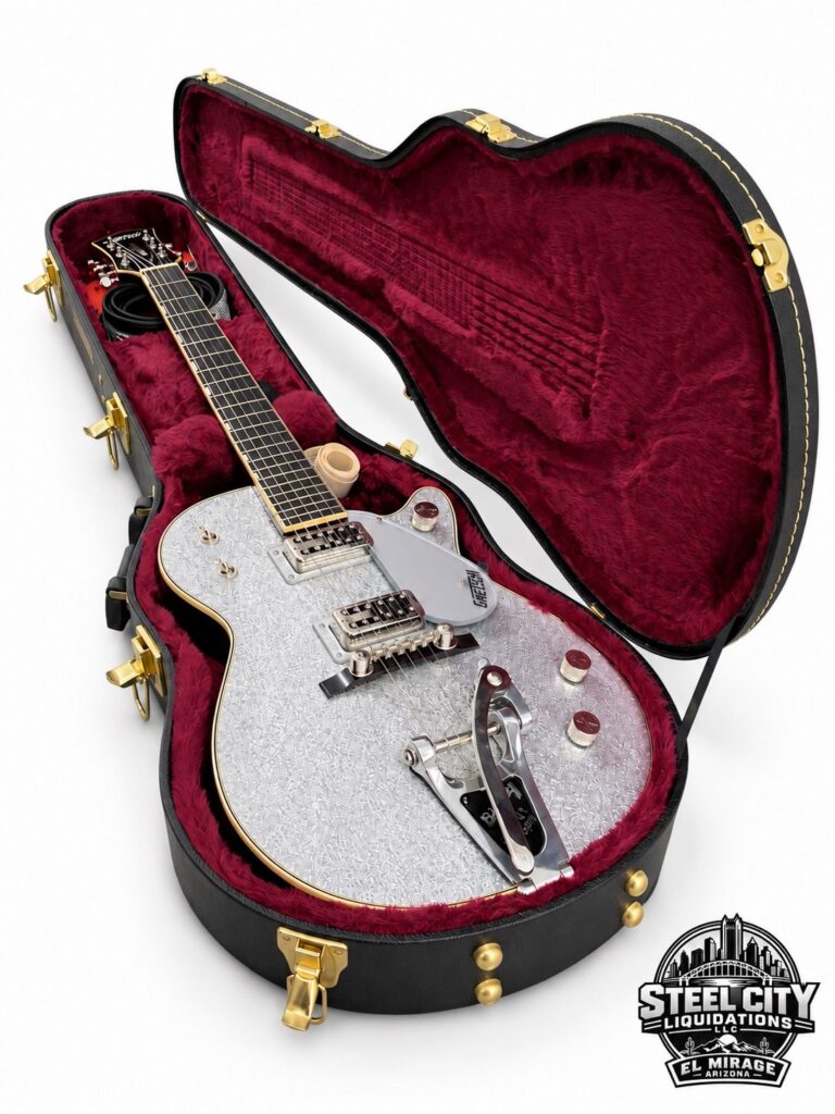 Gretsch Silver Sparkle Electric Guitar — $3,000, photo 1